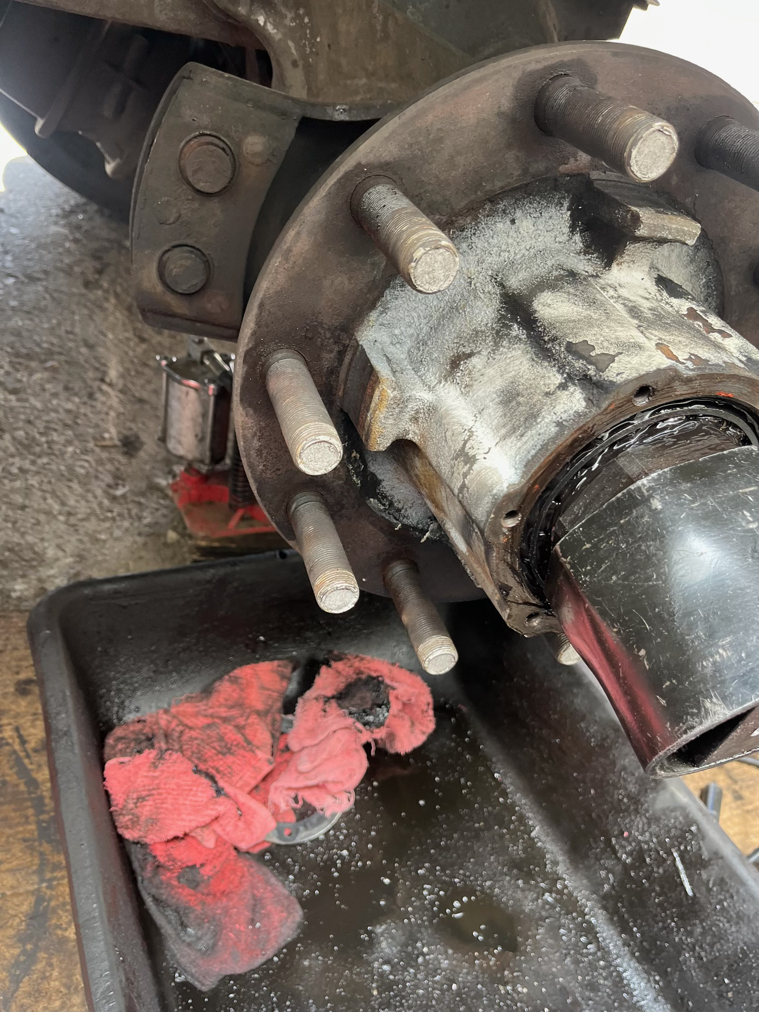 Semi truck repair